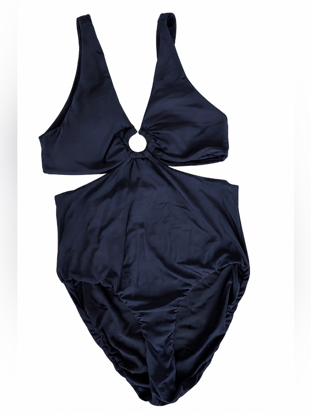 MALAI Black Cutout Monokini One-Piece Swimsuit – Medium